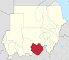 Map showing South Kordofan. Wikimedia Commons