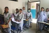 Pupils at a high school in Pakistan